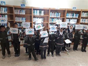 رنگ آمیزی دانش اموزان به مناسبت هفته کودک